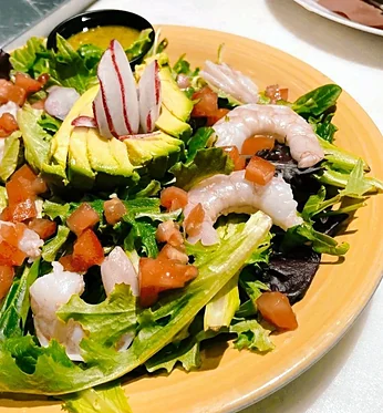 Shrimp and avocado salad